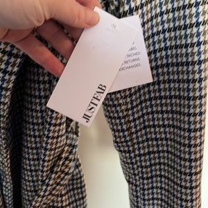 Long fun pattern Peacoat.